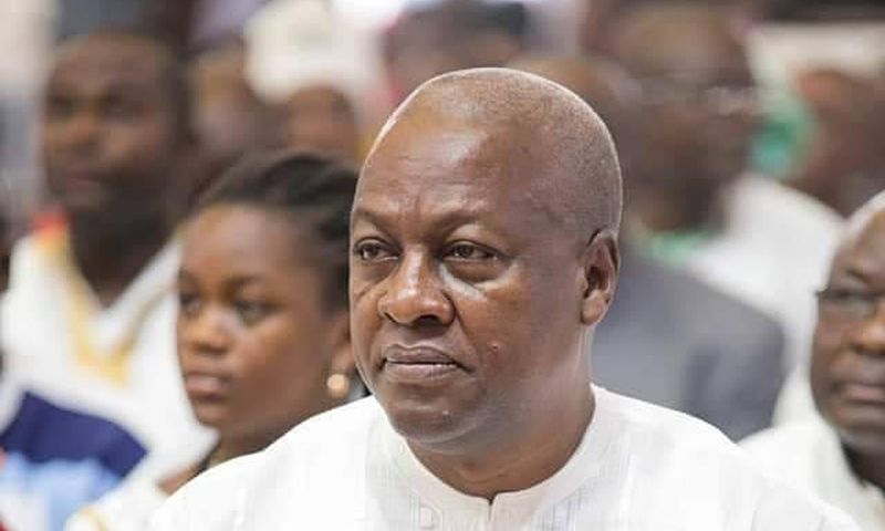 Former president John Mahama