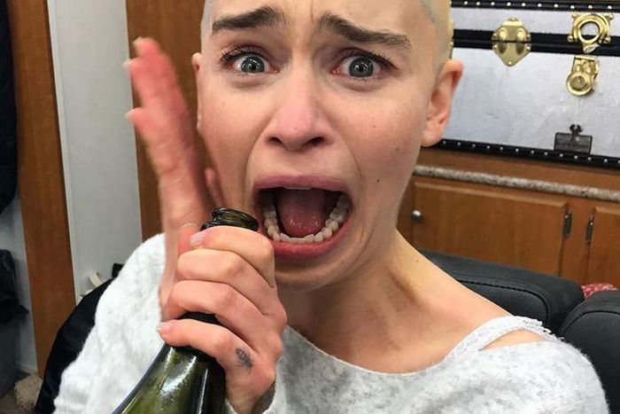 Emilia Clarke Just Posted A Photo Sans Wig