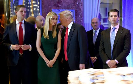 Allen Weisselberg (2nd from right) is the chief financial officer of the Trump Organization