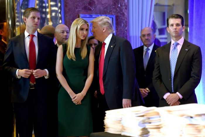 Allen Weisselberg (2nd from right) is the chief financial officer of the Trump Organization