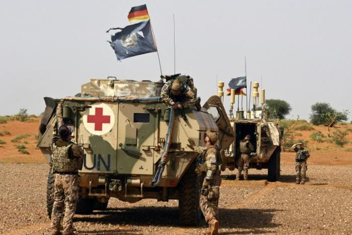 German troops in Mali, where a night-time firefight with Malian allies left one soldier seriously wounded