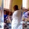 Man flogs his adulterous sister severely for cheating on her husband (Video)