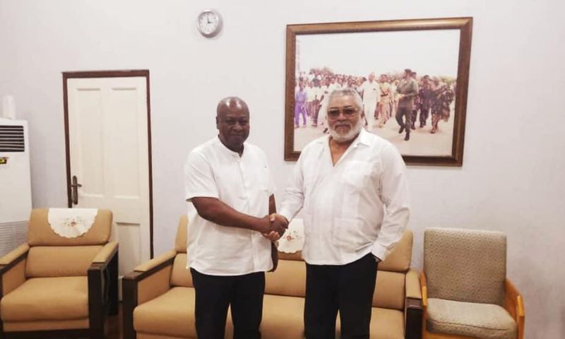 Mahama seeks Rawlings’ blessings after massive victory in NDC primaries