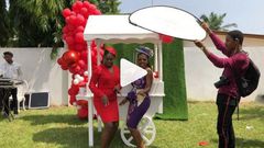 Scene from Serwaa Amihere's birthday party