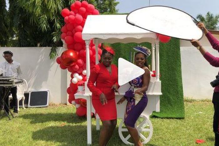 Scene from Serwaa Amihere's birthday party