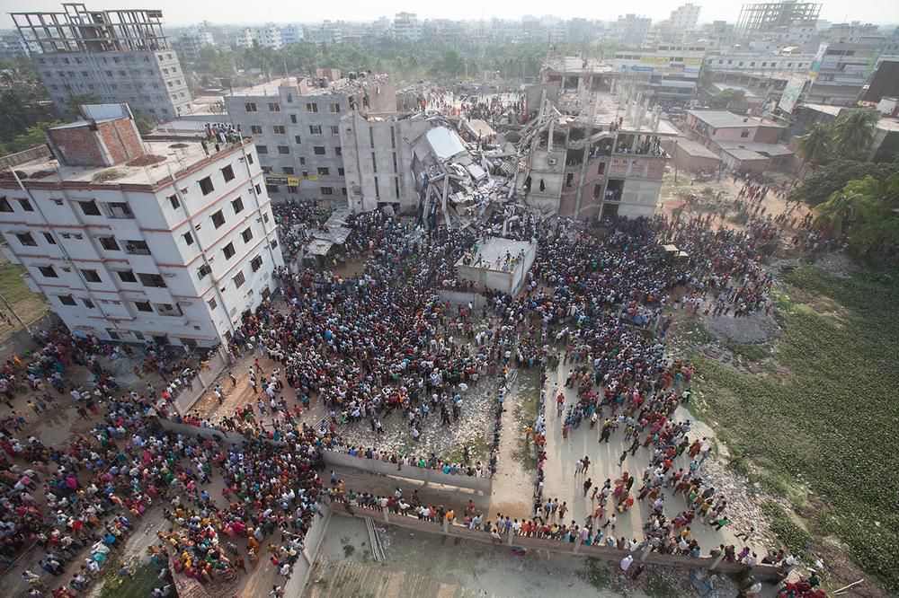 The horrific Rana Plaza collapse claimed the lives of thousands of workers in Bangladesh [Credit: Al Jazeera]