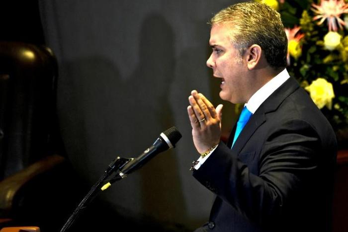 Colombia President Ivan Duque believes Colombia's record levels of drug plantations are due to the suspension of aerial herbicide spraying