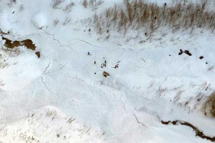 A search was launched above the resort of Courmayeur in the Aosta Valley for four people who failed to return to their hotel after skiing off-piste