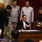 Gogoi (C) is due to retire in November this year