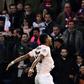 Spot on: Marcus Rashford scored a stoppage time penalty to take Manchester United into the Champions League quarter-finals at PSG's expense