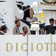 The migrants were stuck at sea for five days