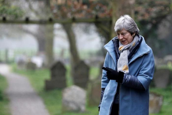 The report, titled "No-deal Brexit: the trade winners and losers", came out as British Prime Minister Theresa May (pictured April 7, 2019) pleased with EU leaders to provide an extension to the Brexit deadline to avoid leaving with no deal