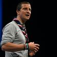 British adventurer Bear Grylls (pictured October 2017) could be fined between 250-2,500 euros over an episode of his televsion series where he kills and cooks a frog in a Bulgarian national park