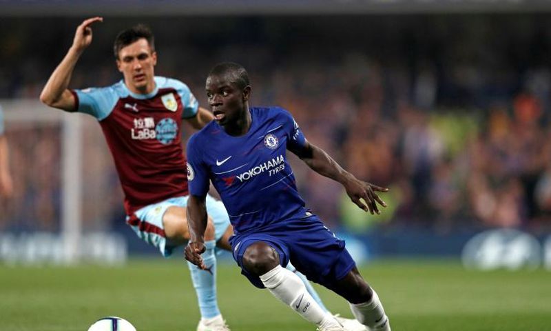 Chelsea's N'Golo Kante scored in their draw with Burnley