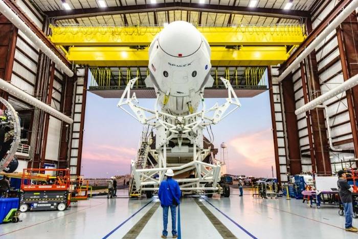 A Falcon 9 rocket from the private US-based SpaceX is scheduled to lift off, weather permitting, on March 2 to take the Crew Dragon test capsule to the ISS