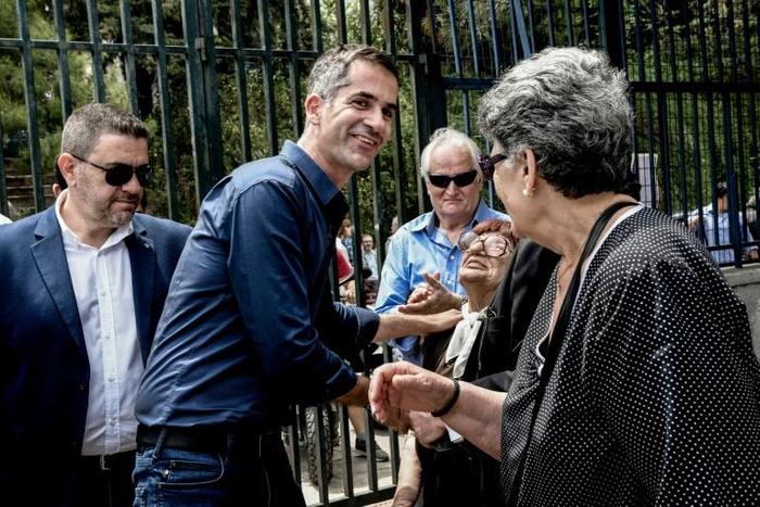 Athens' conservative mayoral candidate, Costas Bakoyannis, is expected to win the post