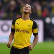 Borussia Dortmund's English winger Jadon Sancho has scored seven goals in 21 Bundesliga games this season