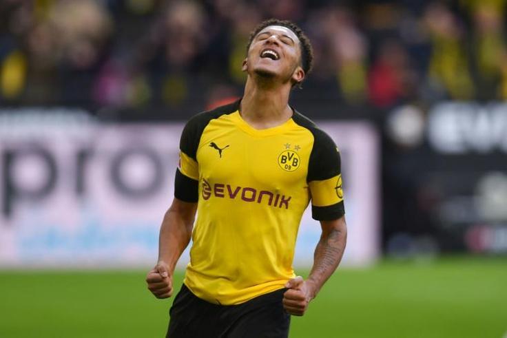 Borussia Dortmund's English winger Jadon Sancho has scored seven goals in 21 Bundesliga games this season
