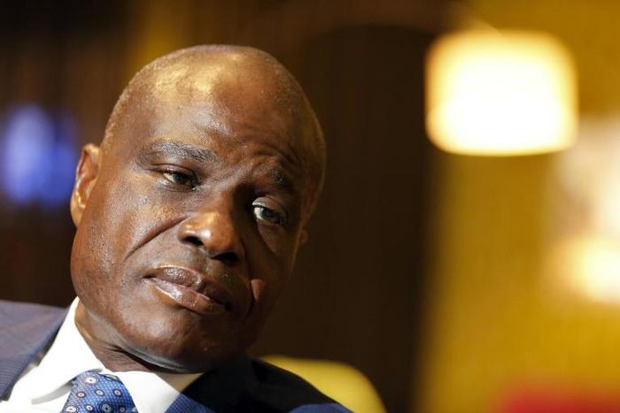 Out of 14 seats which were belatedly contested, 10 went to supporters of Martin Fayulu (pictured March 2019), runner-up in the controversial presidential ballot, and only one to winner Felix Tshisekedi
