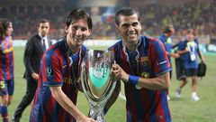 Lionel Messi Daniel Alves-