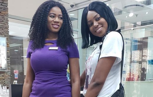Yvonne Nelson and Sandra
