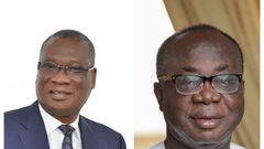 Dr KK Sarpong and Freddie Blay