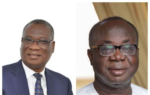 Dr KK Sarpong and Freddie Blay