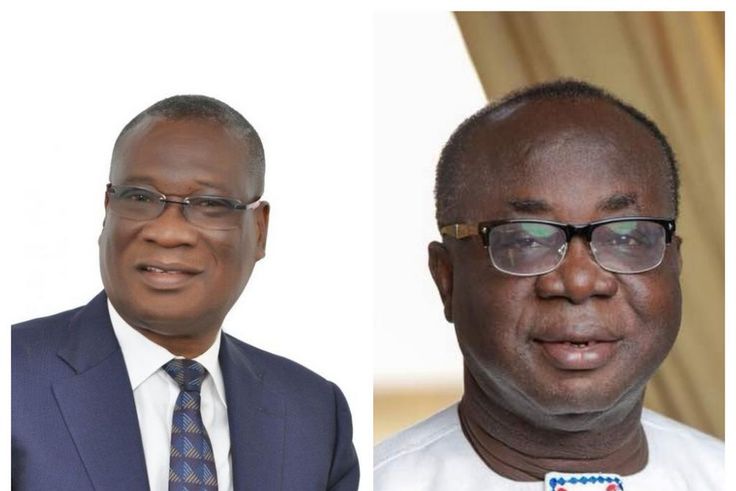 Dr KK Sarpong and Freddie Blay