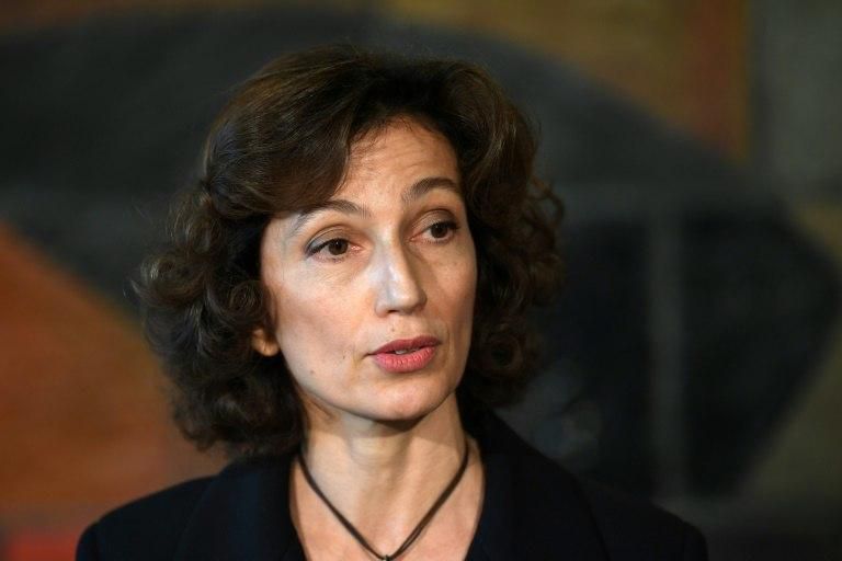 Former French culture minister Audrey Azoulay is UNESCO's second woman director general (AFP)