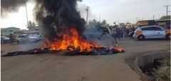 Dawhenya-Afienya residents demonstrate