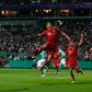 Robert Lewandowski scored the winner in Bayern's thrilling semi-final win over Bremen on Wednesday