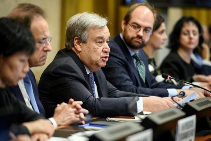"I will be blunt. Key components of the international arms control architecture are collapsing," Guterres said 