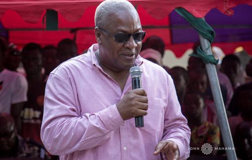Former president John Mahama