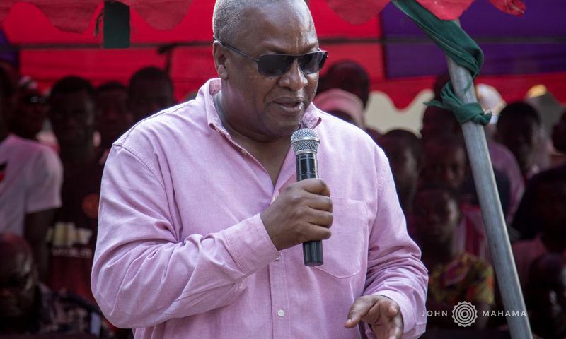 Former president John Mahama