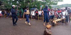 Manya Krobo youth clash with police