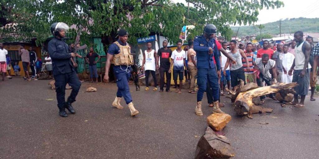 Manya Krobo youth clash with police
