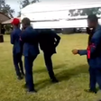 Dancing pallbearers scatter as corpse gets out of casket (video)