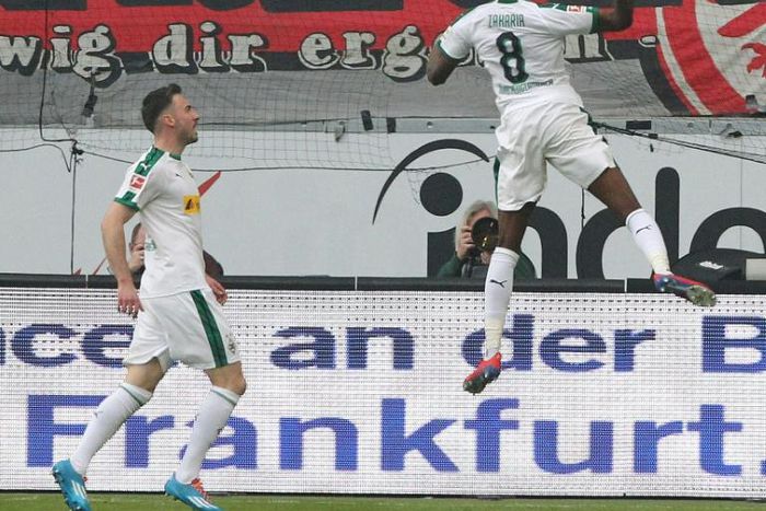 Zakaria equalised but Gladbach had to settle for a point in Frankfurt