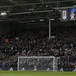 Sala tribute: Fulham led the tributes to the late Emiliano Sala by showing a picture of the Argentinian footballer on the large screen at Craven Cottage ahead of their game against Manchester United on Saturday