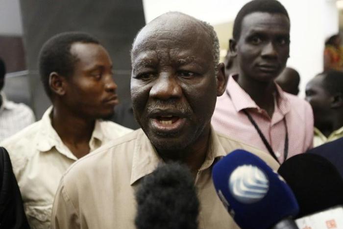 Lam Akol has long been a critic of Salvar Kiir, South Sudan's president (file picture)