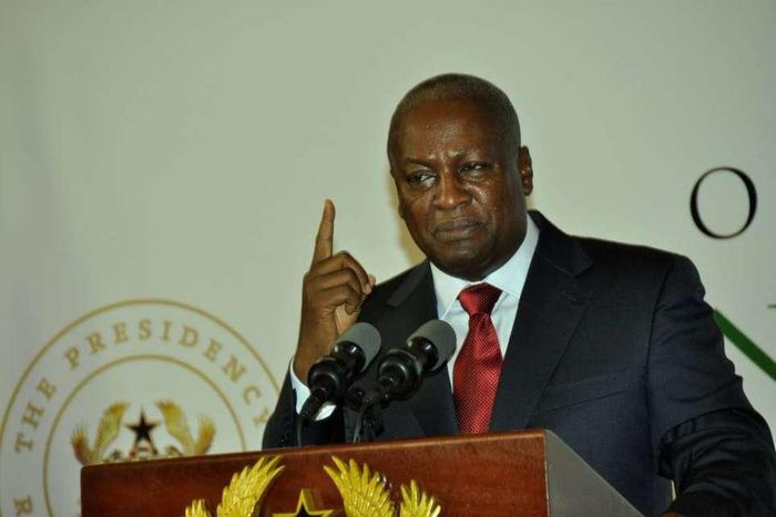 Former president John Mahama