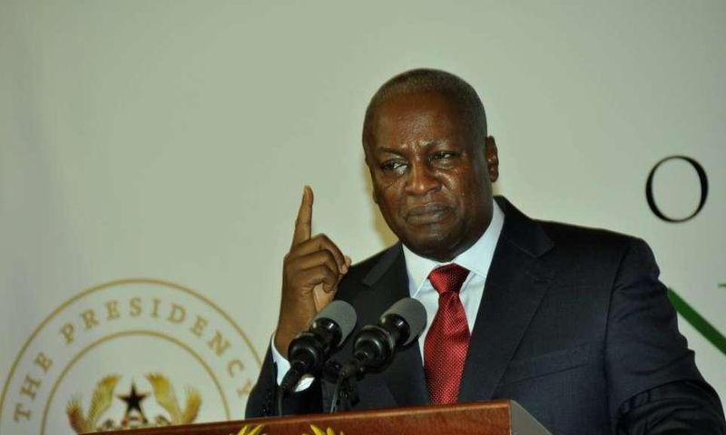Former president John Mahama