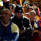 Supporters of the Dalai Lama chanted and prayed at the Buddhist shrine in mountainous Dharamsala - home to Tibet's government in exile