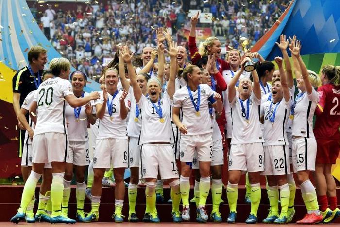 The USA are the World Cup holders after beating Japan in the 2015 final in Vancouver
