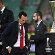 Unai Emery had been hoping to win the Europa League for the fourth time in his coaching career