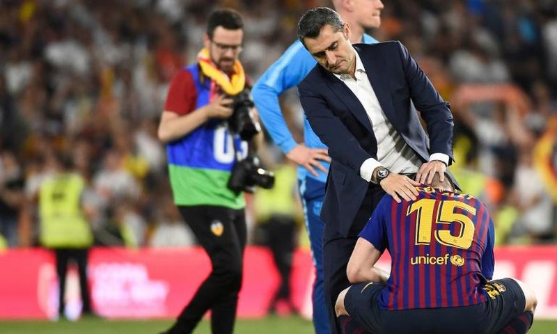 Barcelona coach Ernesto Valverde has been backed by president Josep Maria Bartomeu