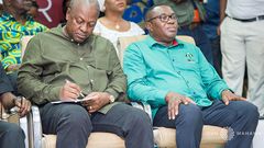 John Mahama with Samuel Ofosu Ampofo