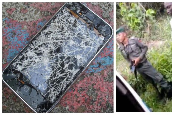 Angry police officer destroys university student’s Iphone, saying it’s too expensive for his level (video)
