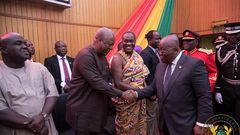 John Mahama and Nana Addo