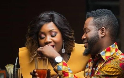 Adjetey Anang and wife